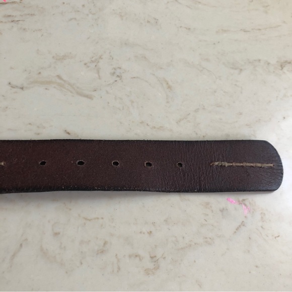 New Fossil Genuine Leather Belt Brown Size M main image 5